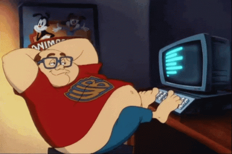 Lazy Typing With Toes GIF