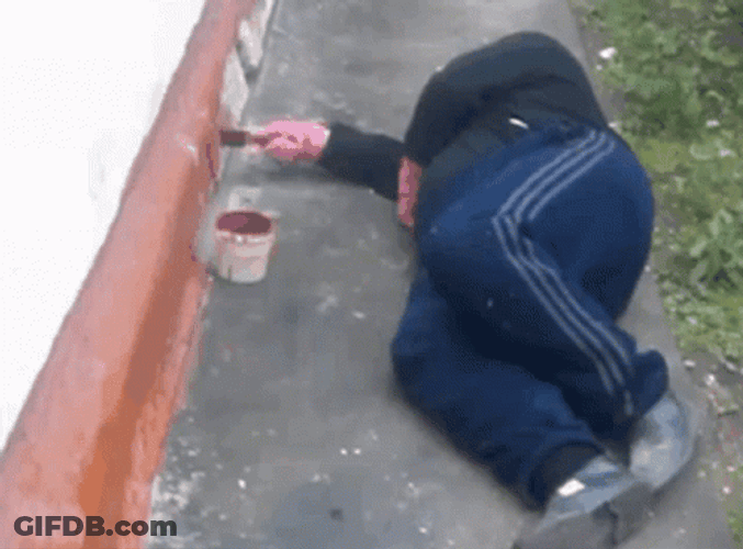 Lazy Work Painting GIF