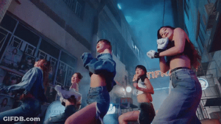 Le Sserafim Members Dancing Antifragile GIF