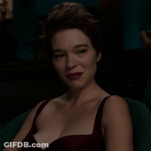 Léa Seydoux Chuckle GIF