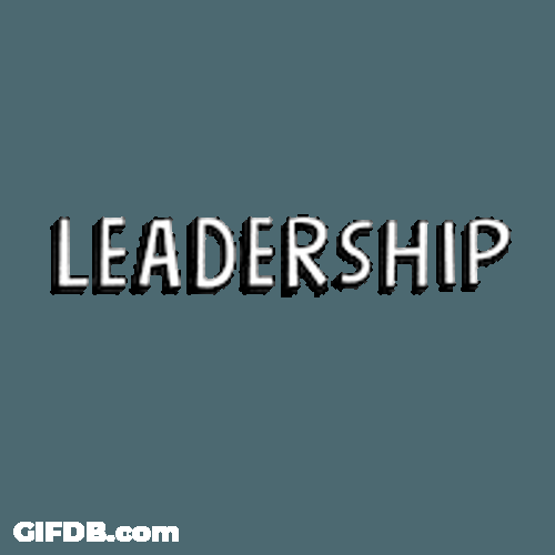 Leadership Simple Digital Text GIF