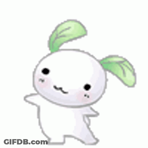Leaf Ear Bunny Dancing GIF