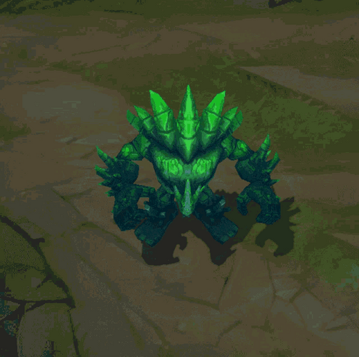 League Of Legends Shamrock Skin Malphite GIF