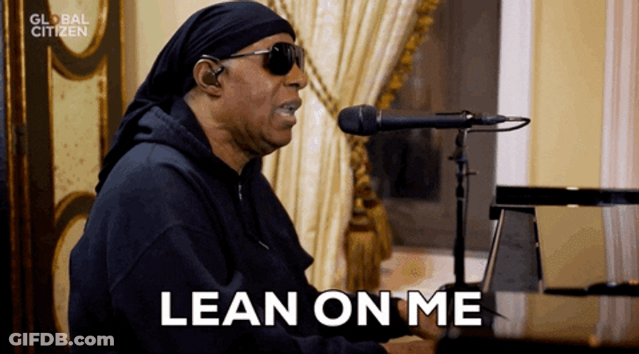 Lean On Me Stevie Wonder Happy Birthday GIF