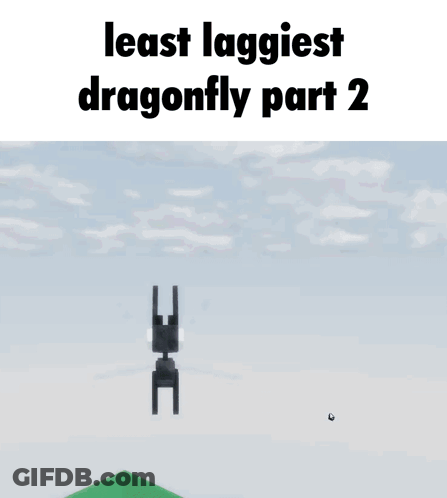Least Laggiest Dragonfly Part 2 GIF