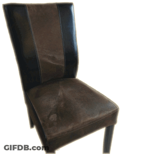 Leather Chair With Heart GIF