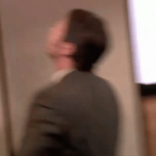 Leatherface Dwight Schrute GIF