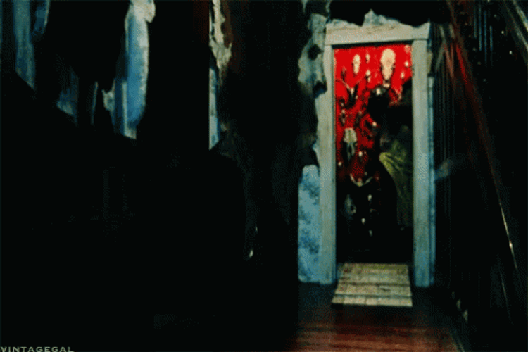 Leatherface Shutting Door GIF