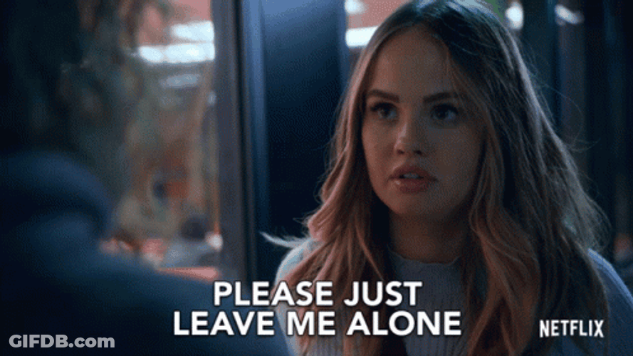 Leave Me Alone Debby Ryan Insatiable GIF