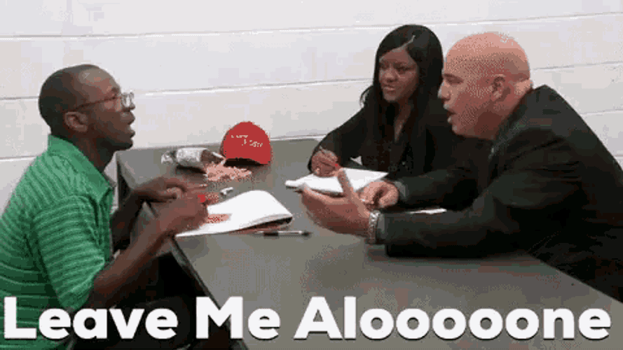 Leave Me Alone Ricky Smiley GIF