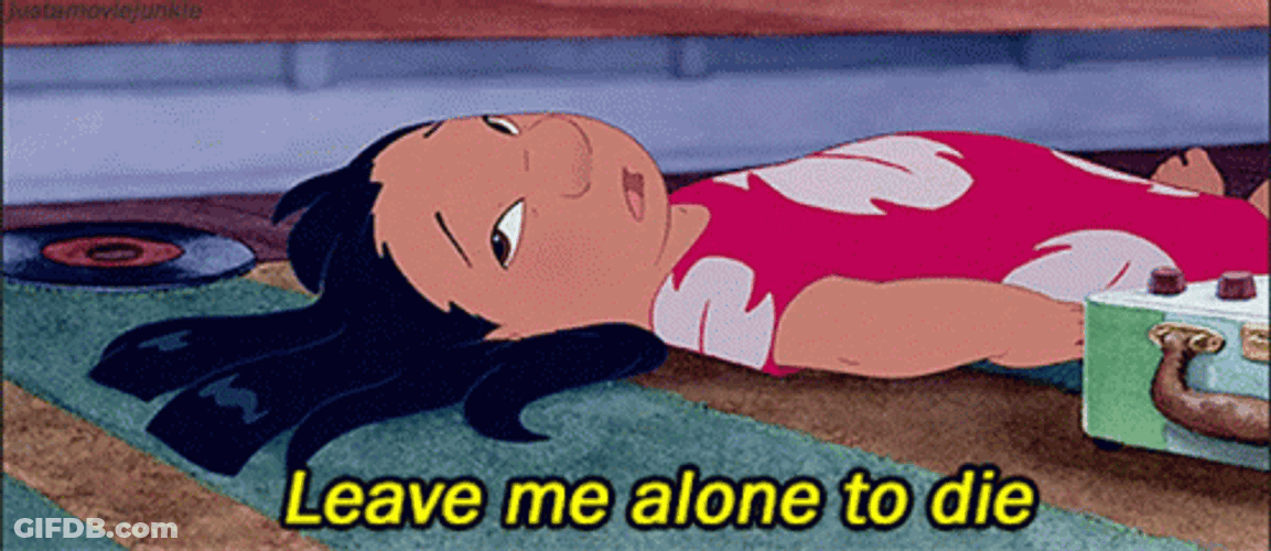 Leave Me Alone Sad Lilo GIF