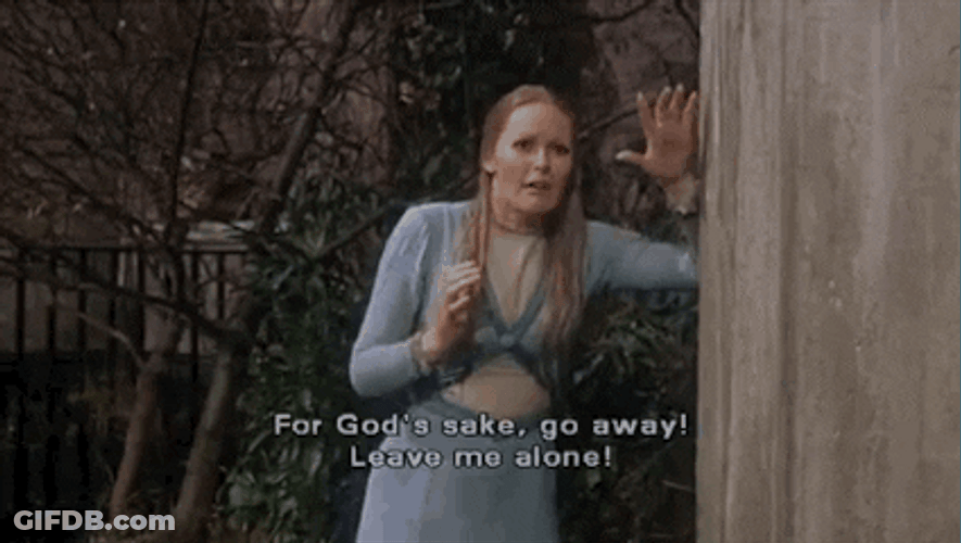 Leave Me Alone Vintage Anna Spengler GIF