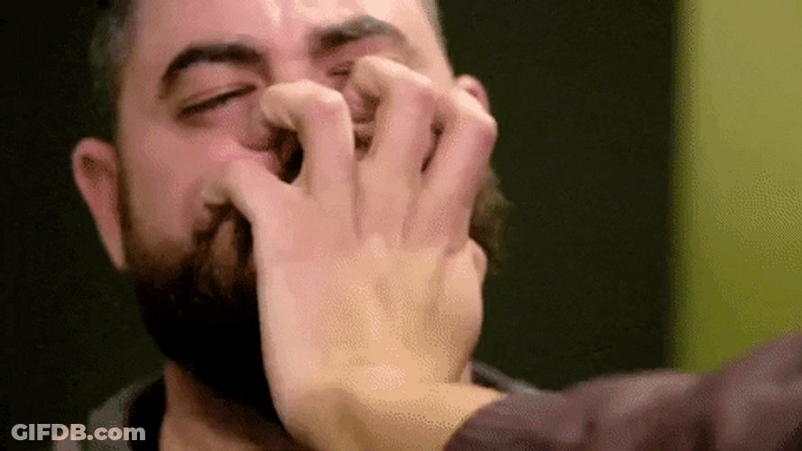 Leave Me Out With That Face GIF