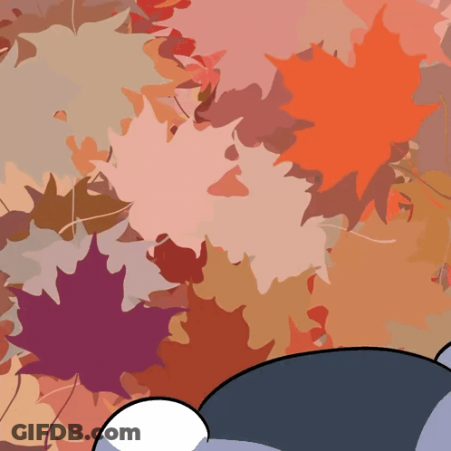 Leaves On White Surface GIF