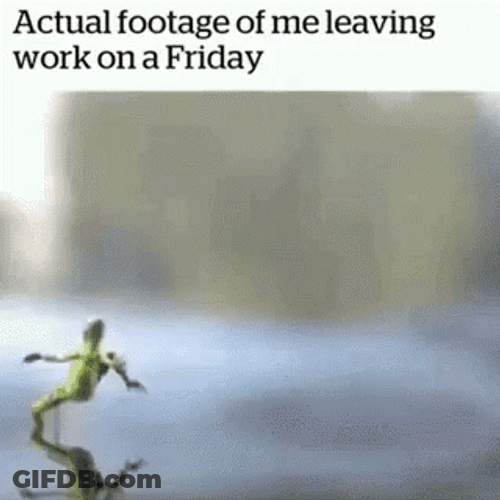 Leaving On A Friday Work GIF
