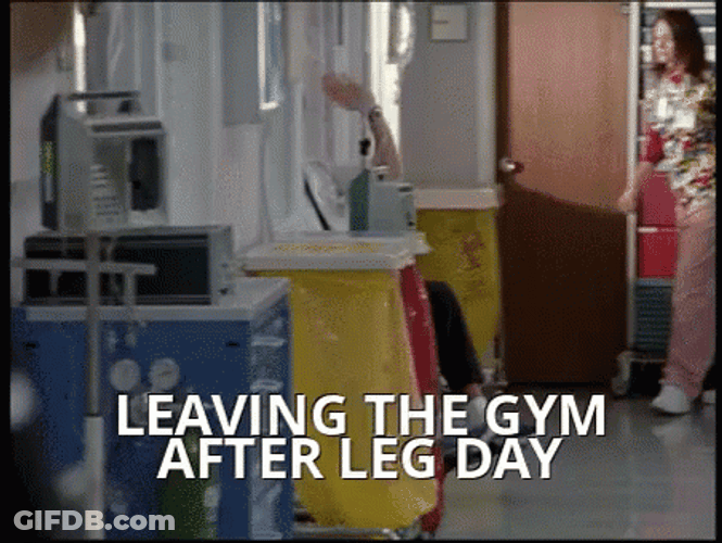 Leaving The Gym After Leg Day GIF