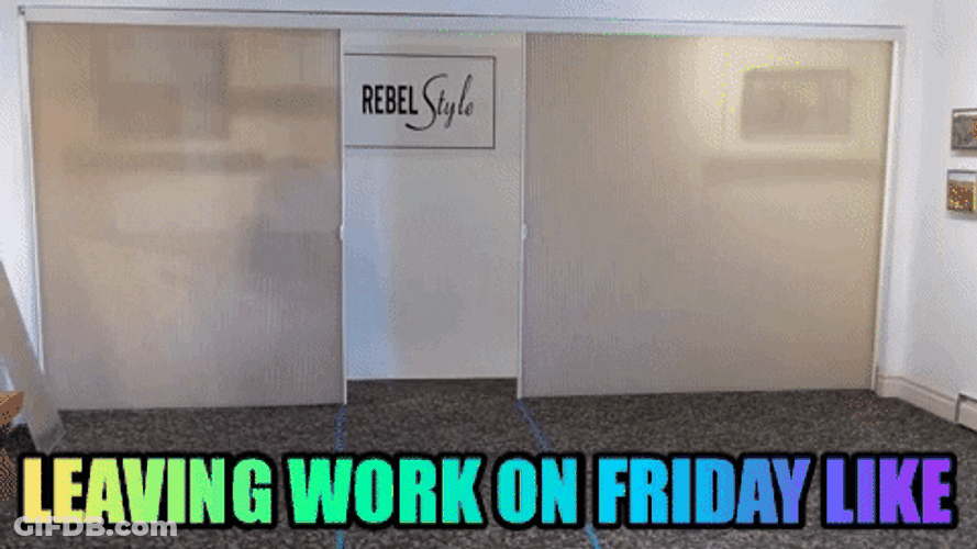 Leaving Work On Friday Dancing Guy GIF