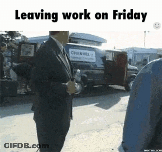 Leaving Work On Friday Drunk Driver GIF