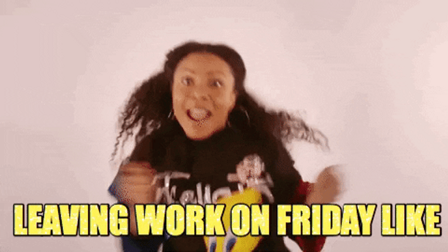 Leaving Work On Friday Shalita Grant Celebrating GIF