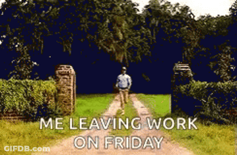 Leaving Work GIF