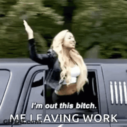 Leaving Work GIF