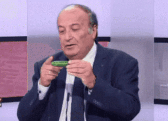 Lebanon Rafik Nasrallah Funny Cucumber GIF