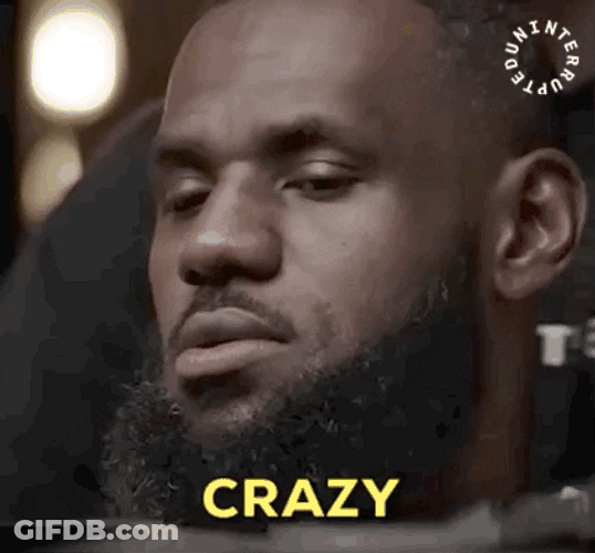 Lebron Crying Crazy GIF