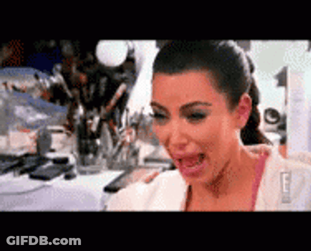 Lebron Crying Kim Kasdashian GIF