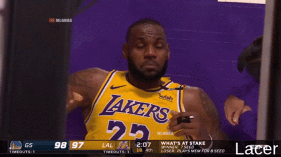 Lebron Flop Deep Breath GIF
