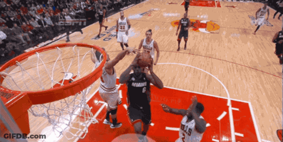 Lebron Flop Missing Layup Shot GIF