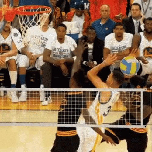Lebron Flop Volleyball Edit GIF