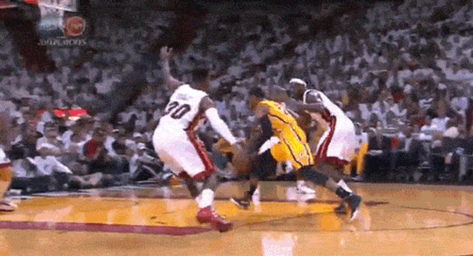 Lebron James Awesome Slam Dunk GIF