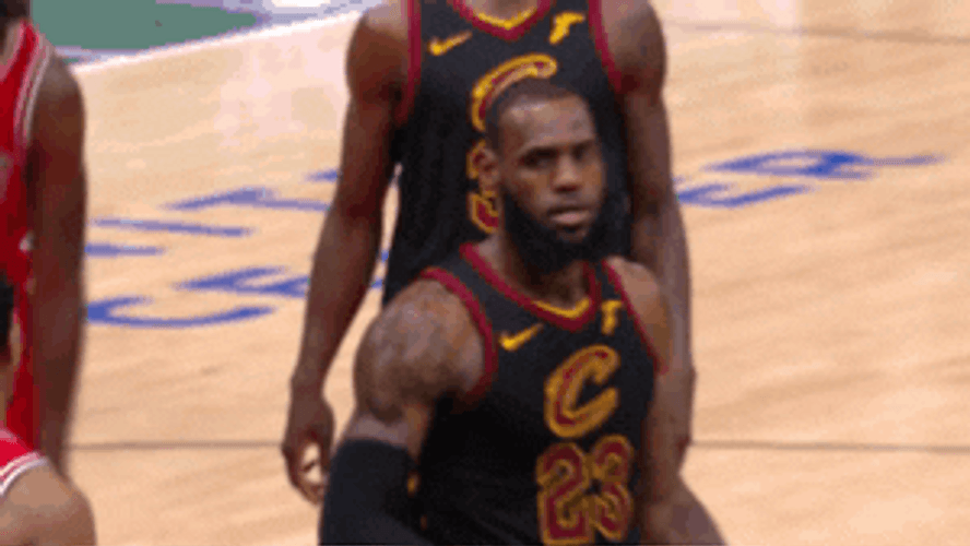 Lebron James Basketball Salute Nod GIF