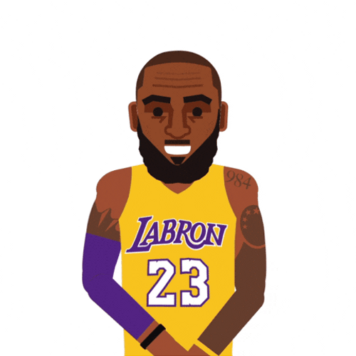 Lebron James Birthday Powder Blow GIF