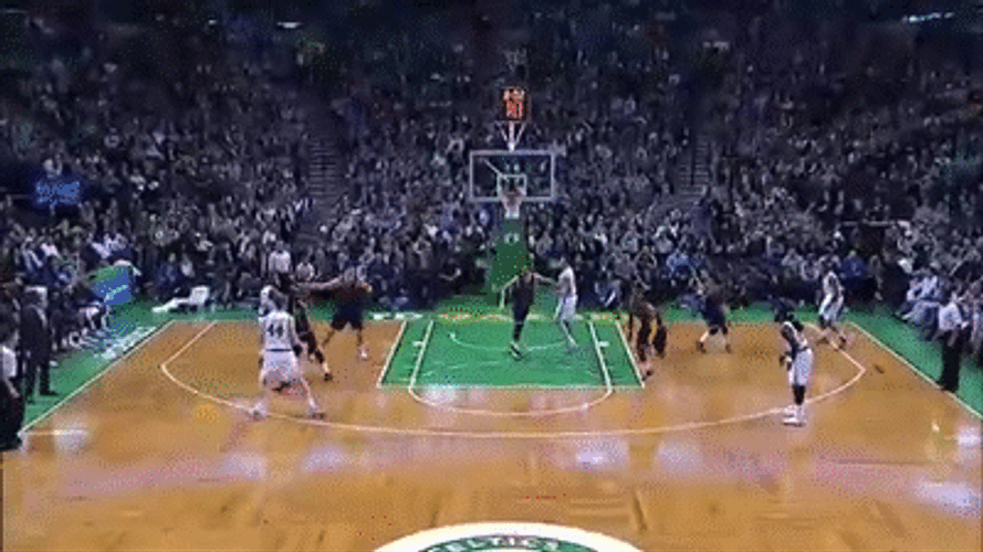 Lebron James Cavaliers Windmill Dunk GIF