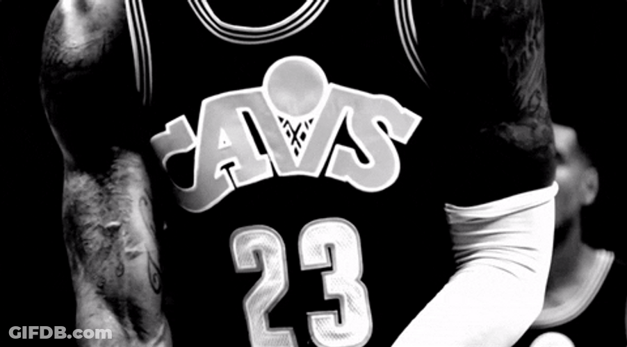 Lebron James Cleveland Cavaliers Jersey GIF