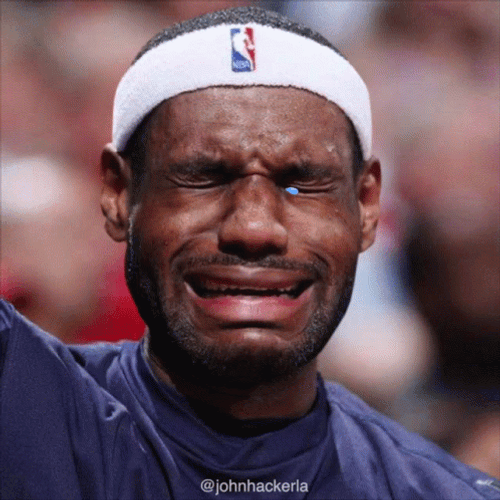 Lebron James Crying Meme GIF