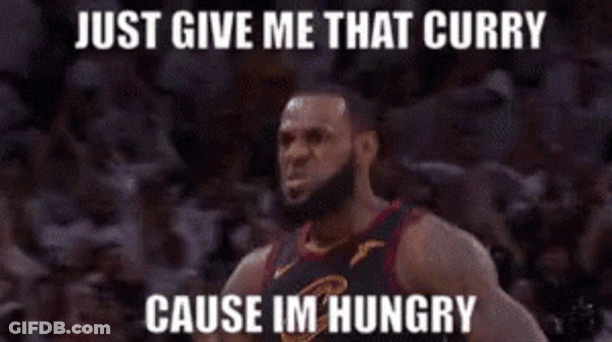 LeBron James Give Me That Curry GIF
