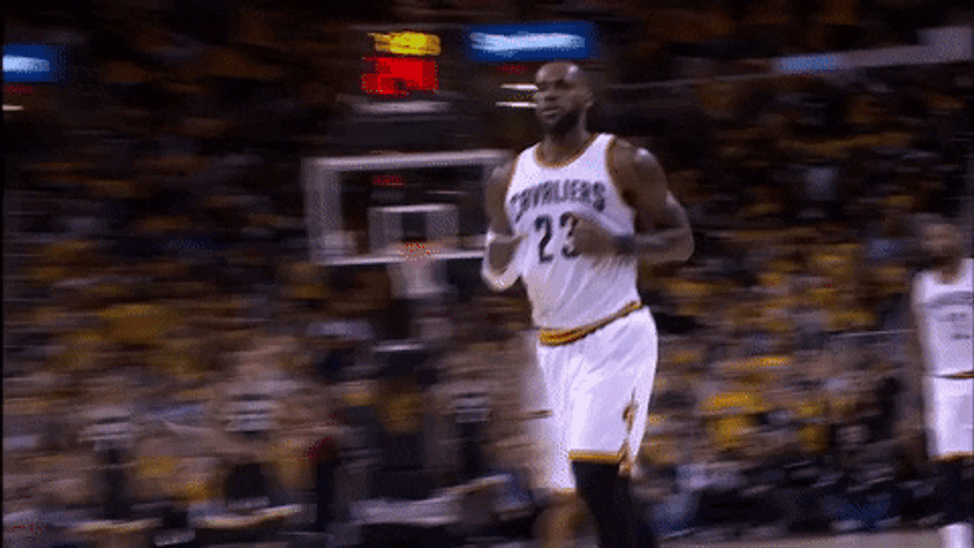 Lebron James Make Some Noise GIF