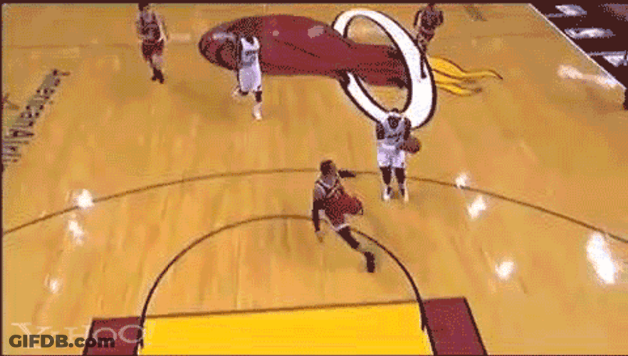 Lebron James Smooth Cool Dunk GIF