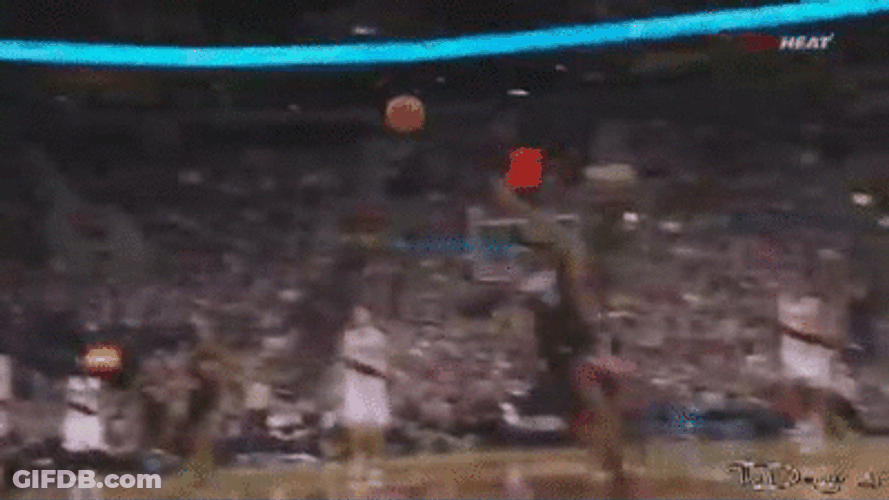 Lebron James Tomahawk Dunk GIF