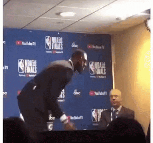 Lebron James Walk Out GIF