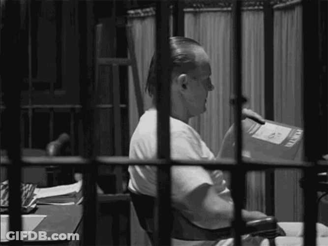Lecter Turning On Silence Of The Lambs GIF