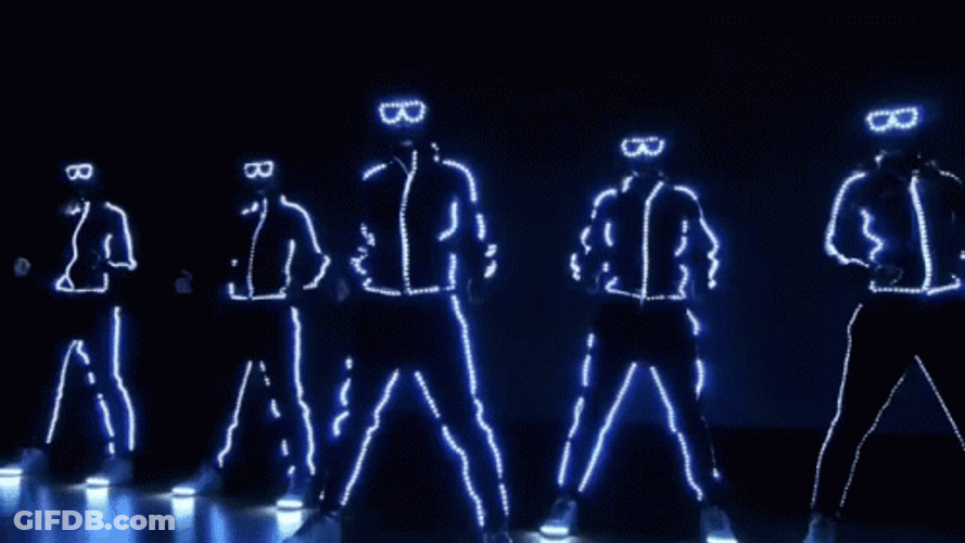 Led Light Dance Crew GIF