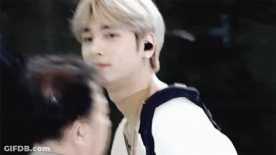 Lee Hangyul Walking Wearing Big Smile GIF