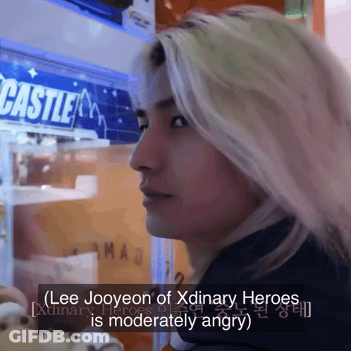Lee Jooyeon Of Xdinary Heroes Moderately Angry GIF