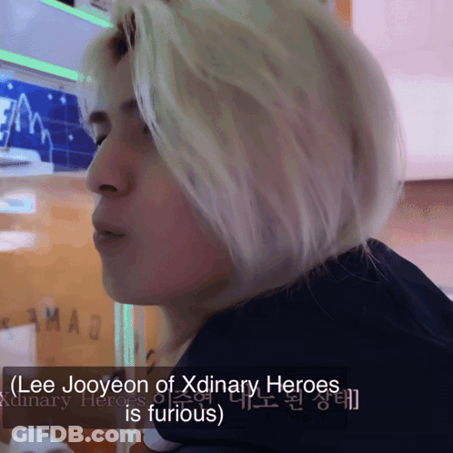 Lee Jooyeon Xdinary Heroes Furious Screenshot GIF