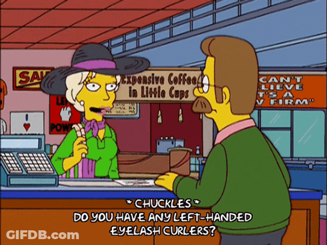 Left Handed Shop Of Ned Flanders GIF