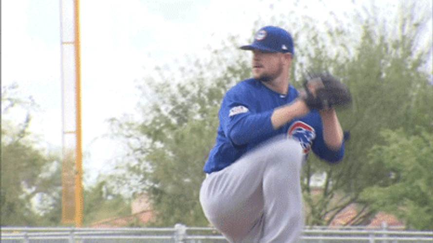 Lefty Guy Throws Pitch GIF