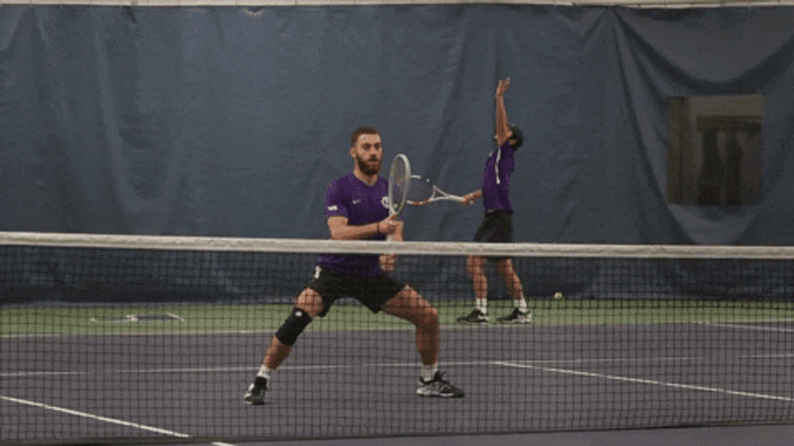 Lefty Tennis Guy Hitter GIF